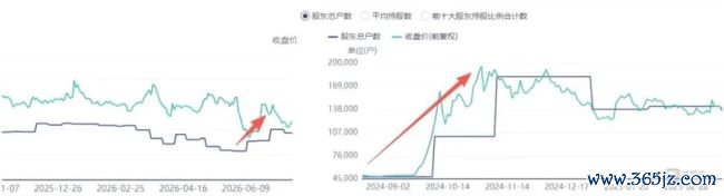 两次股东数量急剧增加