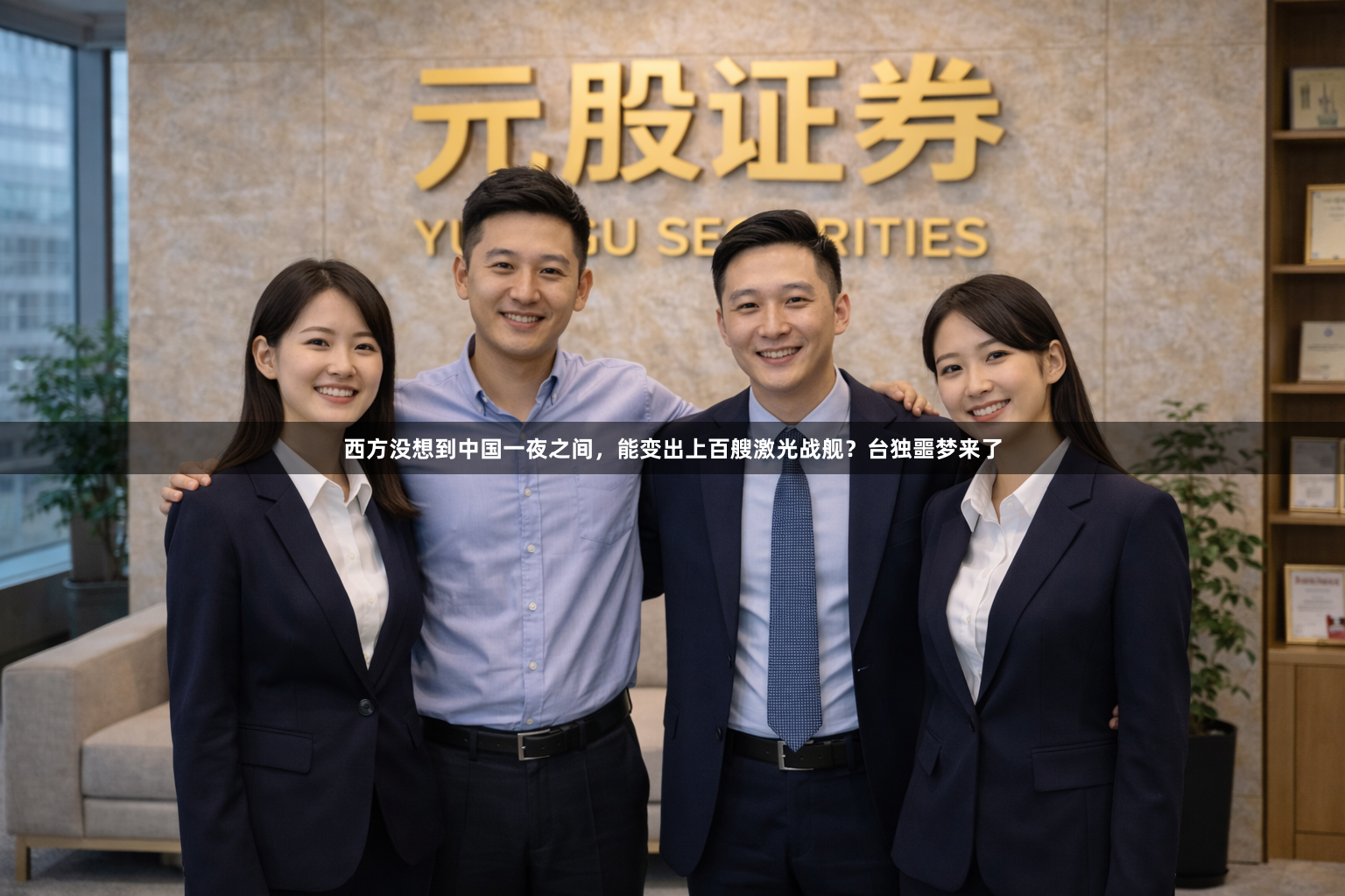 西方没想到中国一夜之间，能变出上百艘激光战舰？台独噩梦来了