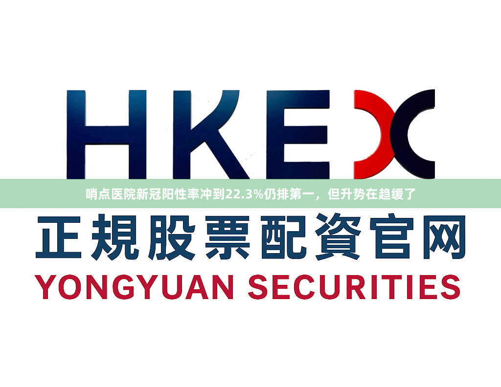 哨点医院新冠阳性率冲到22.3%仍排第一，但升势在趋缓了