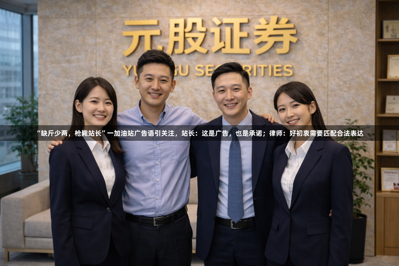 “缺斤少两，枪毙站长”一加油站广告语引关注，站长：这是广告，也是承诺；律师：好初衷需要匹配合法表达