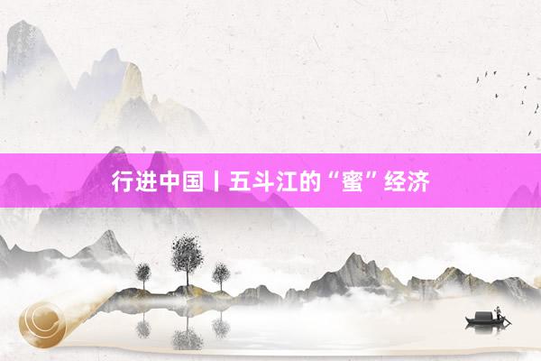 行进中国丨五斗江的“蜜”经济